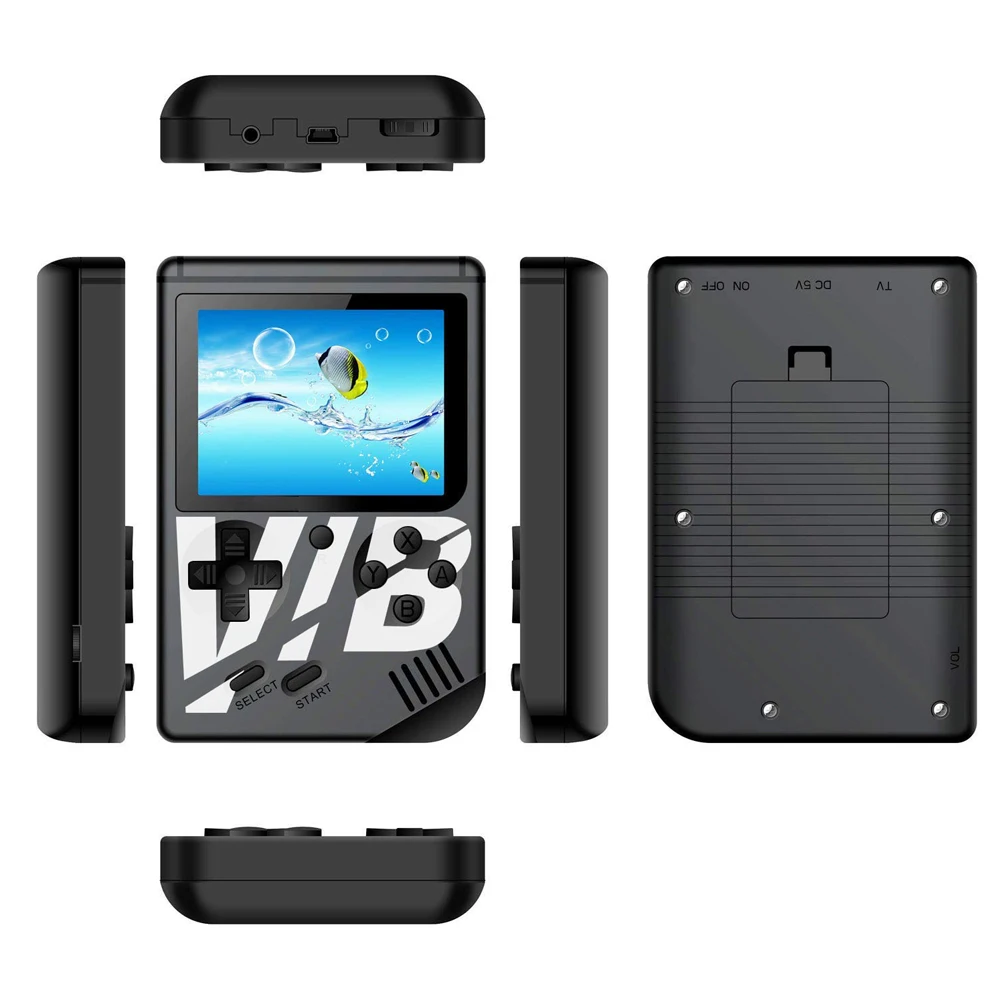 New Super VIB Vibration Games Retro Video game handheld game console Built-in 8 Bit 30 VIB game Mini consola portatil gift