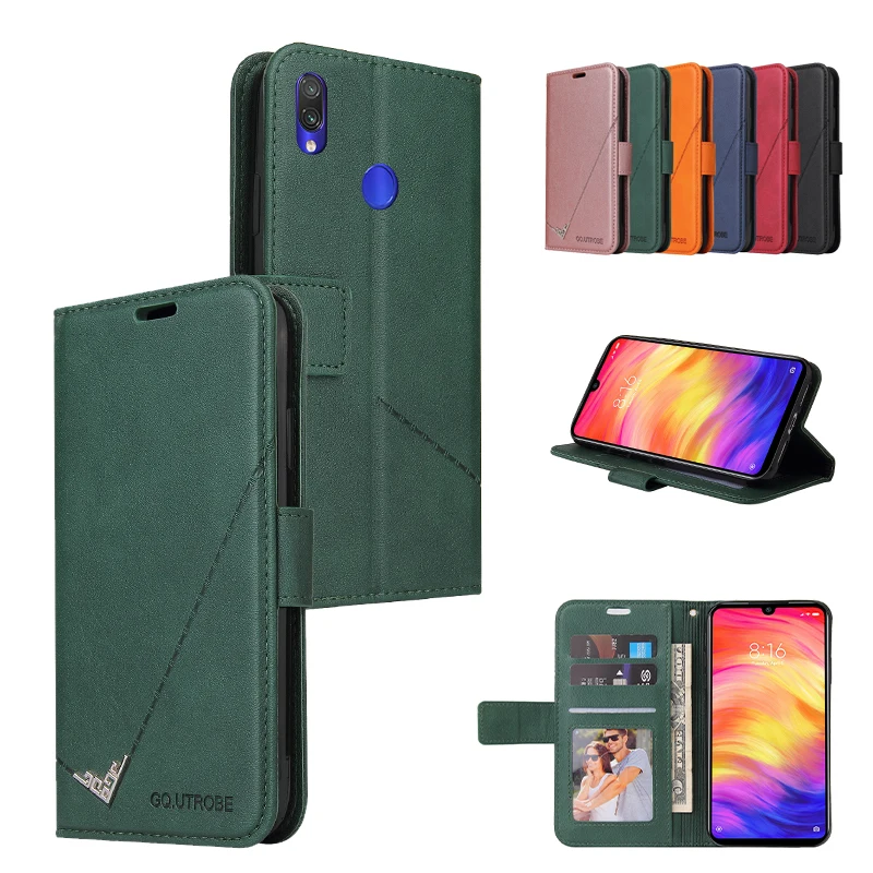 

Solid Color Flip Leather Case For HuaWei Y5P Y6P Y6 Y7P Y7A Y9 Honor 8A 9S 9C 10 10X Lite Bracket Card Slot Wallet Cases Cover