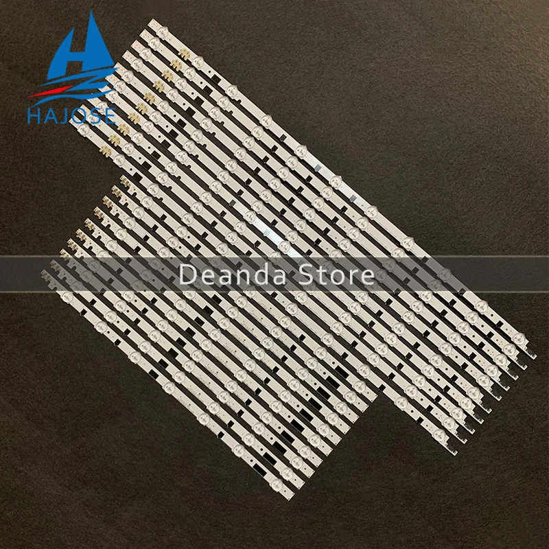 

20pcs LED strip 11+7 lamps For SAMSUNG 2013SVS55F L+R D2GE_550SCA-R3 D2GE_550SCB-R3 UA55F6400 UA55F6800 UA55F6300 UN55F6350
