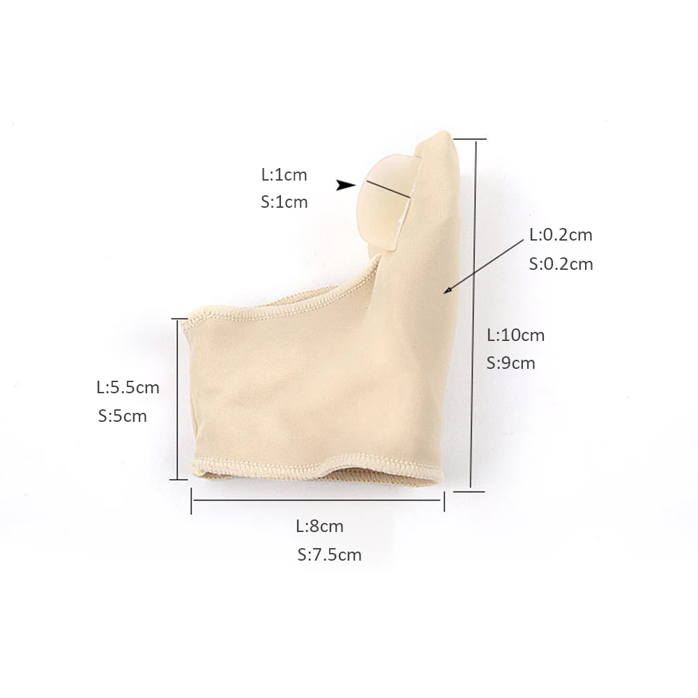 Разделитель для большого пальца стопы эластичный корректор вальгусной