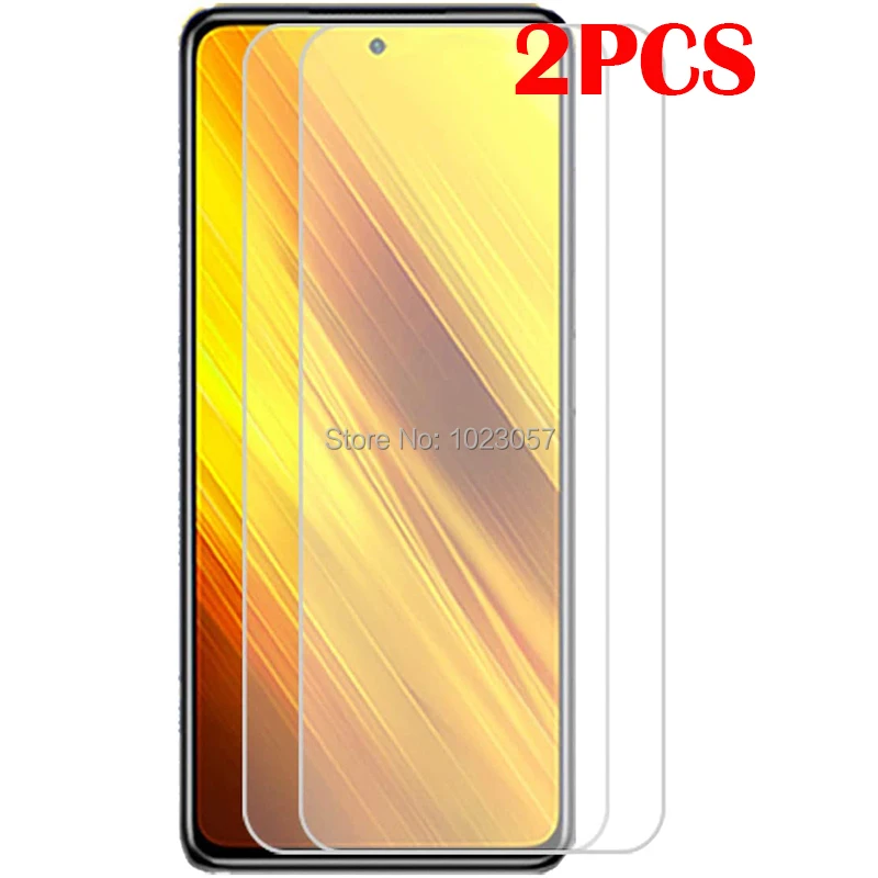 2 шт. 2.5D 9H закаленное стекло для Xiaomi Pocophone Poco X3 защита экрана POCO NFC пленка|Защитные