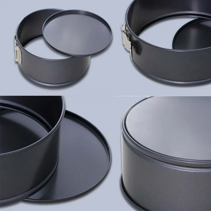 

4/6/8/9 inch Mini Round Cake Tin Non Stick Spring Form Loose Base Baking Pan Tray Form Loose Base Baking Tray moule a gateau