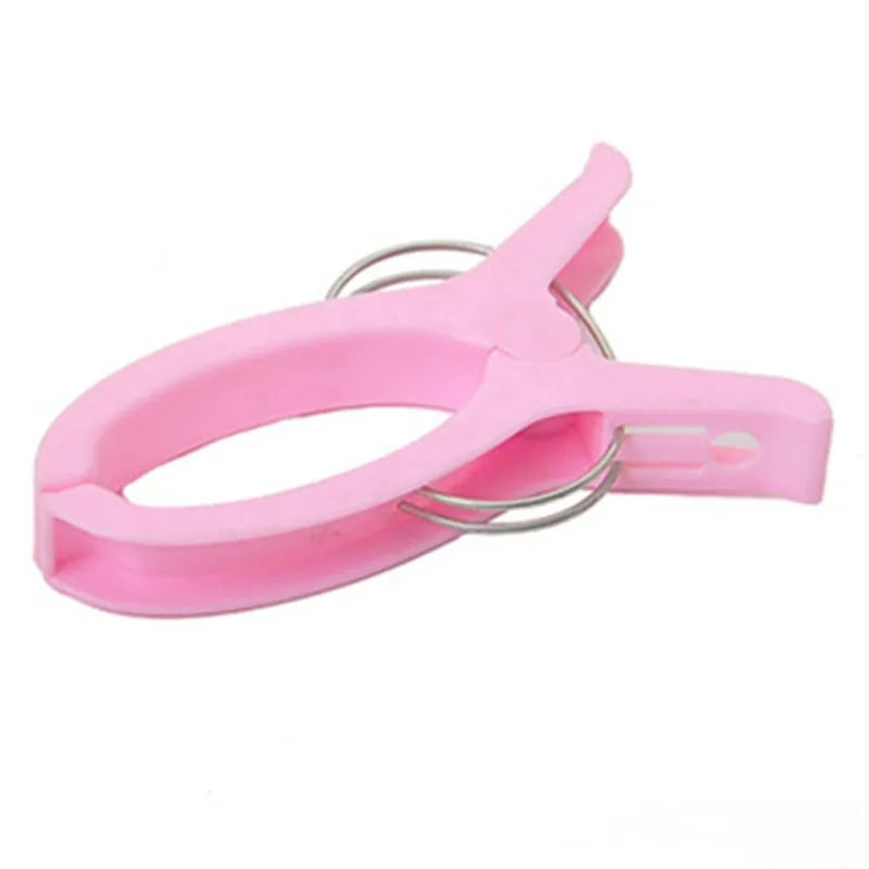 Plastic Color Clothes Pegs Beach Towel Clamp Laundry Pins Large Size Drying Retaining Clip Organization clothes rack | Дом и сад