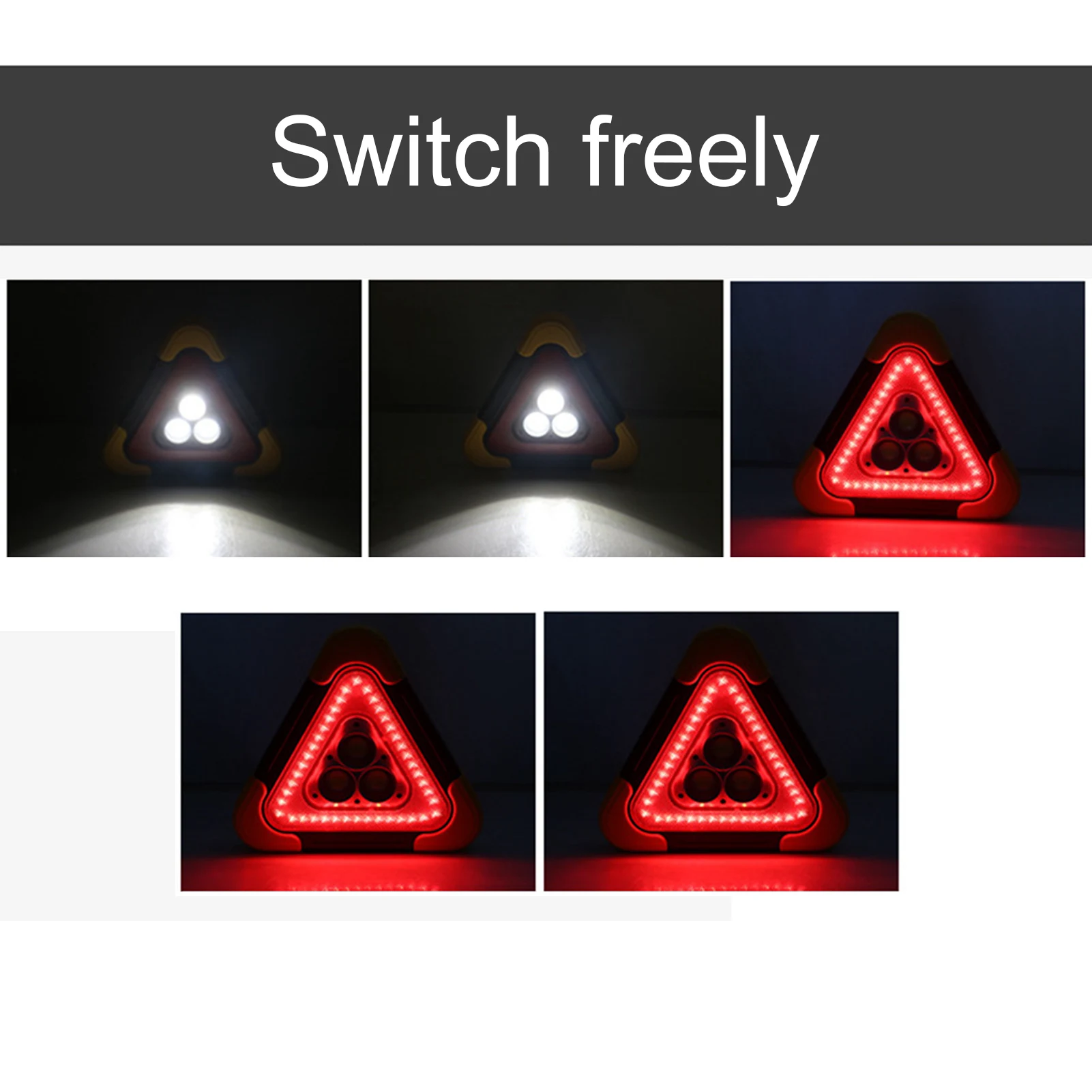 Наружный светодиодный Солнечный перезаряжаемый треугольный