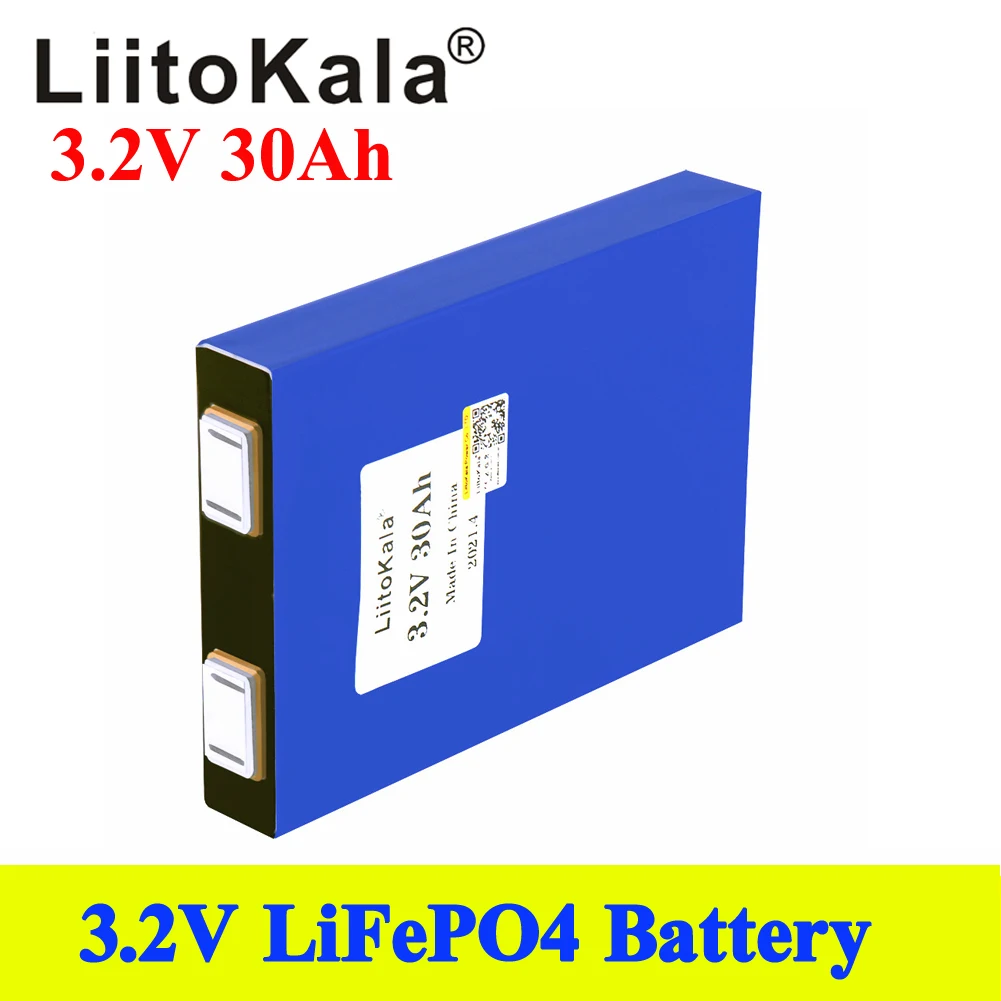 LiitoKala LiFePo4 3 2 V 30AH 5C аккумулятор литиевая батарея для diy 12V lifepo4 e-bike e scooter wheel chair AGV