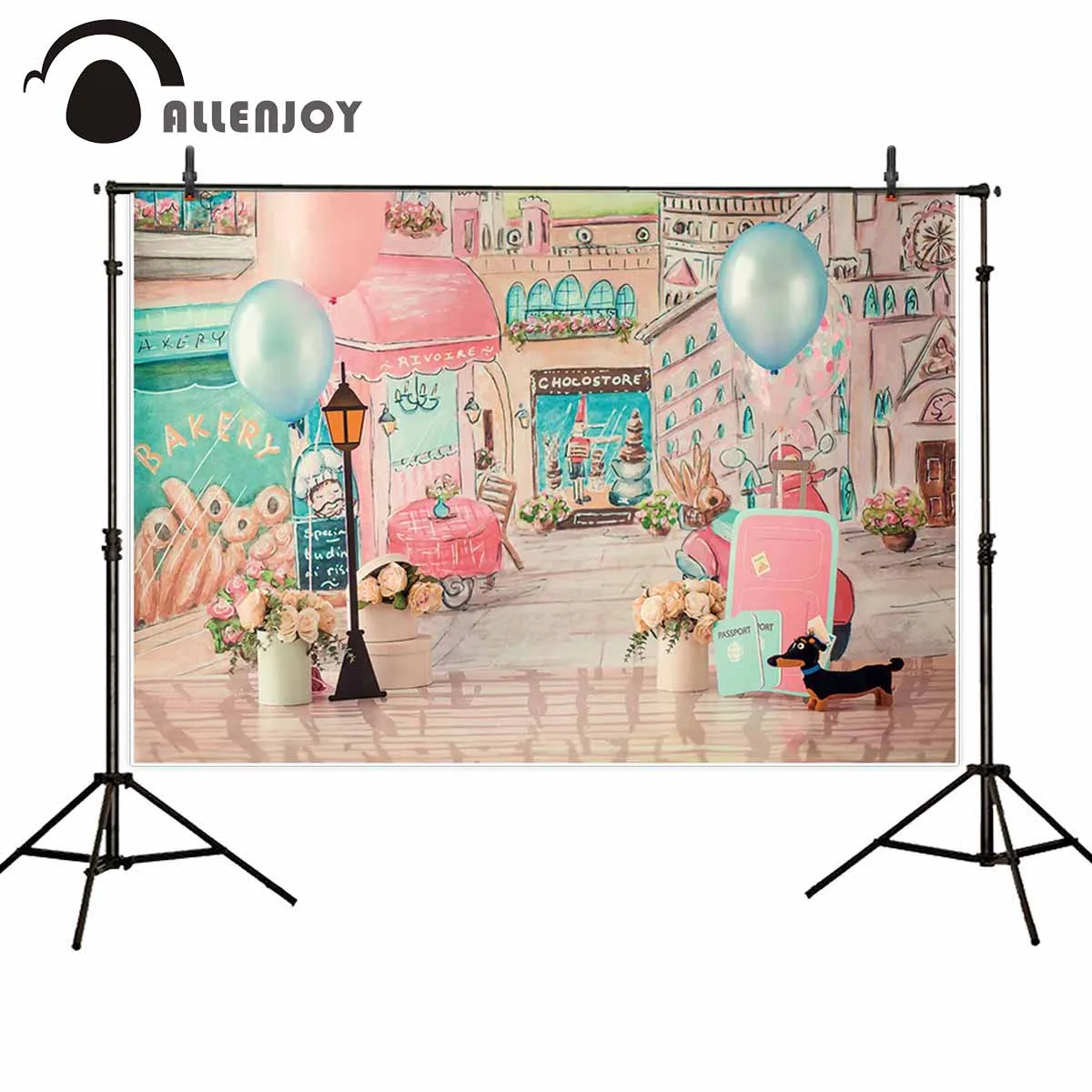 Allenjoy детский душ фотозона торт разбивать день рождения конфеты бар фотография