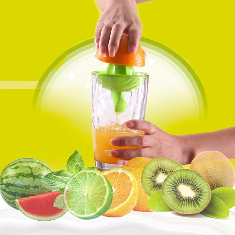 Ручной соковыжималка 2 в 1 мини для фруктового сока с воронкой кухонные