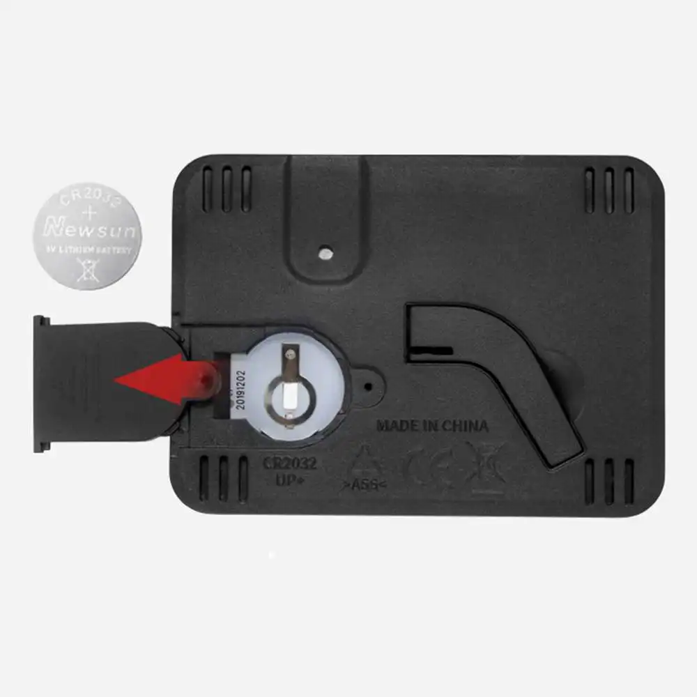 

Multifunction Indoor Digital Thermometer Hygrometer Multiple Placement Methods Alarm Clock Large LCD Screen Brand New