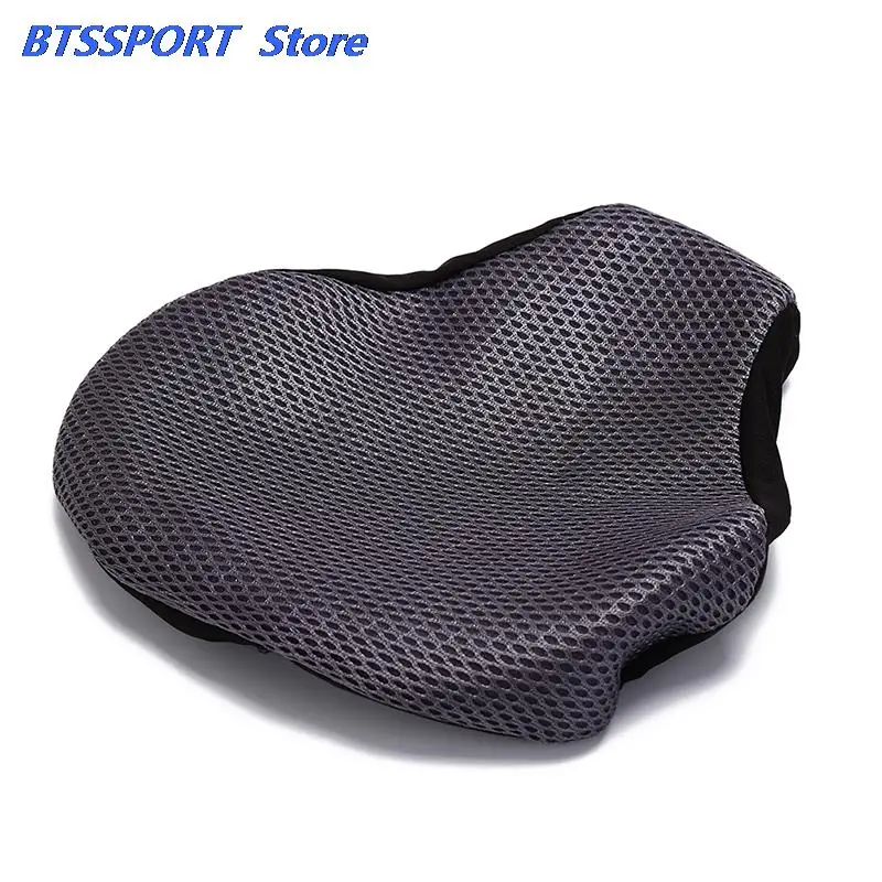 New 3D Soft Bike Seat Saddle Random color for A Bicycle Cycling net Cushion Cover Mat Accessories | Спорт и развлечения