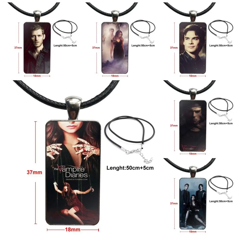 Подарок для девочек Дневники вампира Роза ювелирные изделия со стальным