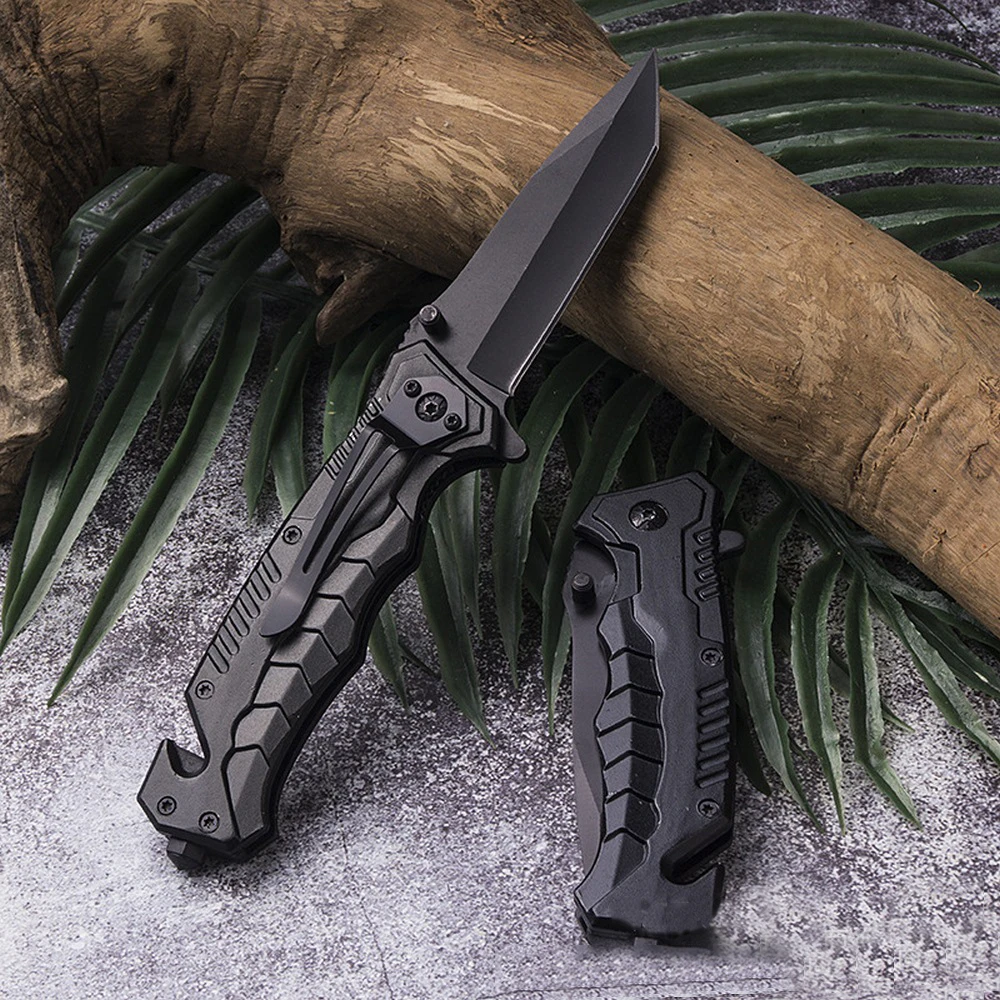 Портативный складной нож для кемпинга выживания фруктов охоты тактический