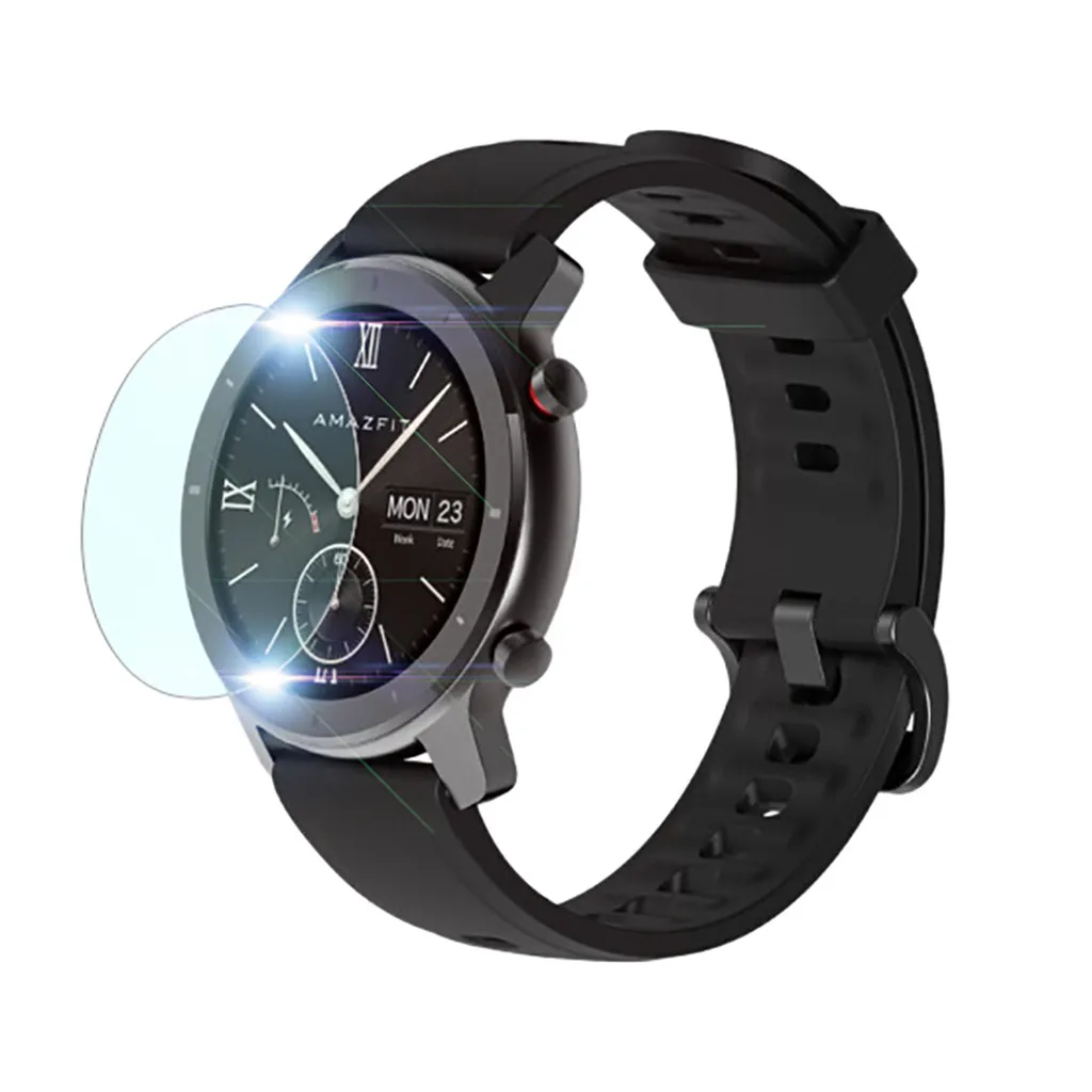 Omeshin 5 шт. Защитная пленка для экрана AMAZFIT GTR Смарт-часы 42 мм Взрывозащищенная