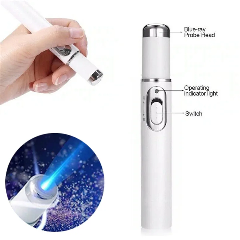 

Blue Light Nail Repair Pen Toenail Nail Care Solutions Pen Set for Fixes and Restores Discolored and Damaged Nails KG66