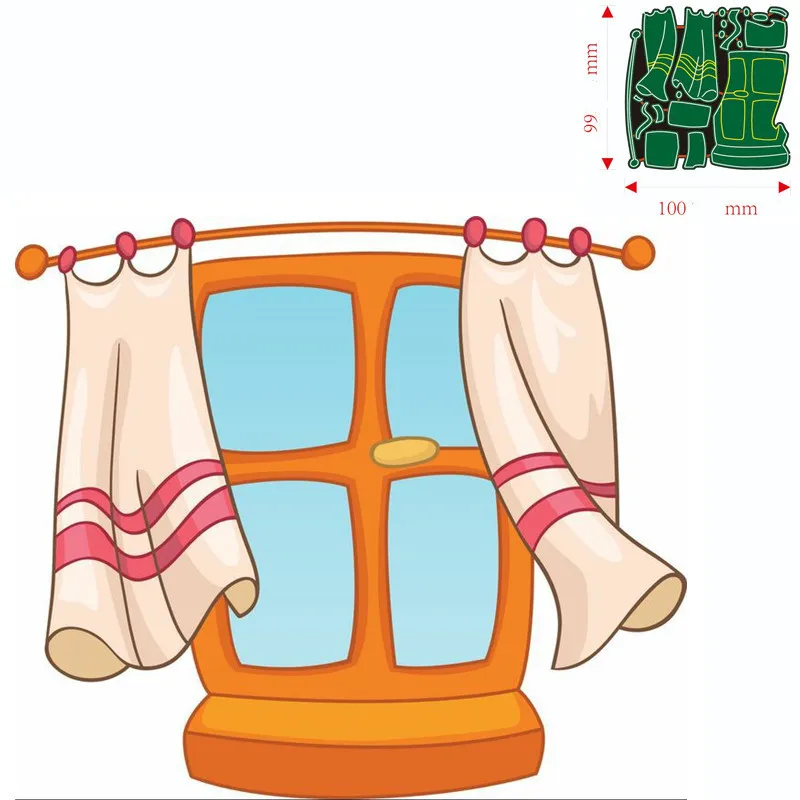 

Металлические пресс-формы с окошком для рукоделия скрапбукинга