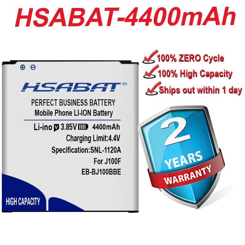 HSABAT EB-BJ100BBE для Samsung Galaxy J100 аккумулятор J100F J100H J100M батареи J100FN J100D | Мобильные