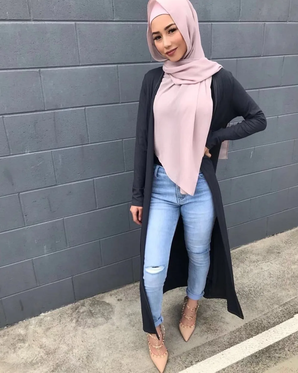 Мусульманская верхняя одежда открытые abaya трикотажные длинные платья кардиган