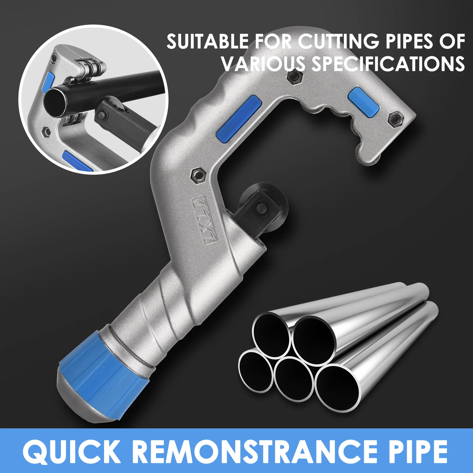 

0.2-2.8 Inches (6-70 Mm) Pipe CutterCutting Capacity For Cutting Copper Tubes Aluminum Brass PVC And Stainless Steel Tubes New