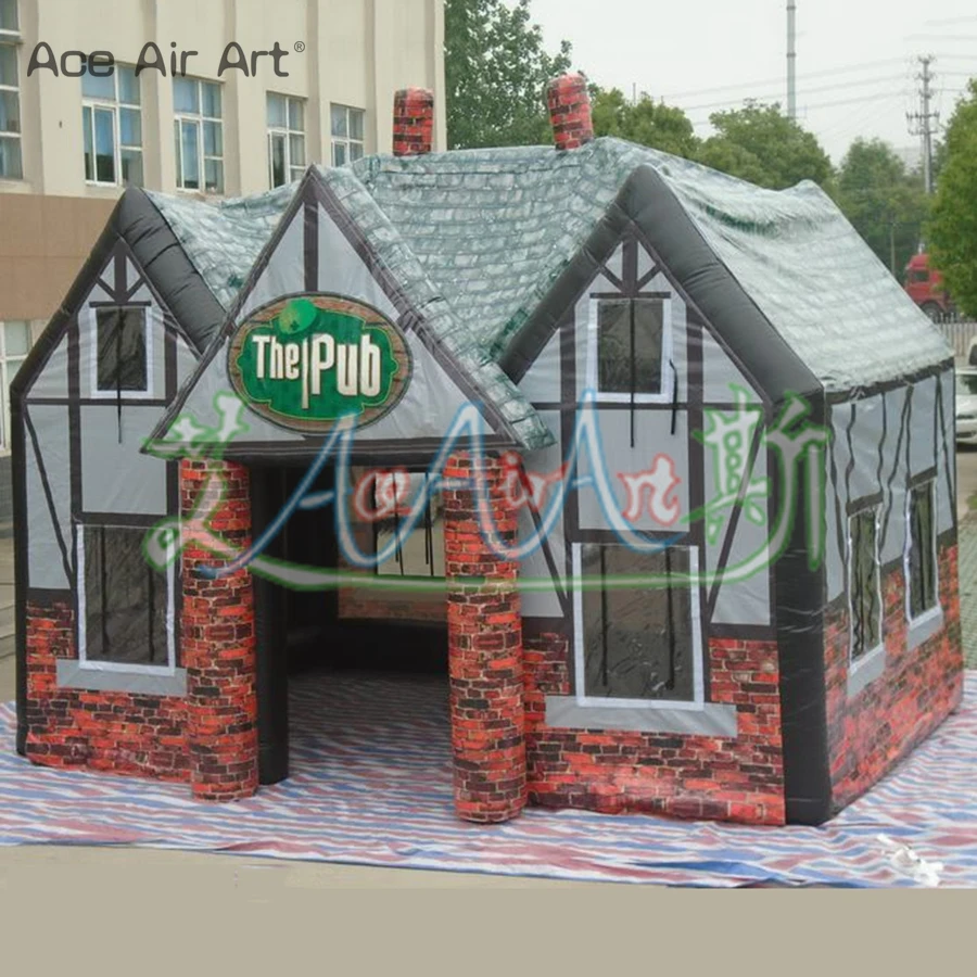 

Portable Custom Inflatable Bar Tent Inflatable Irish Bar Pub with Free Air Blower for Outdoor Party/Advertising