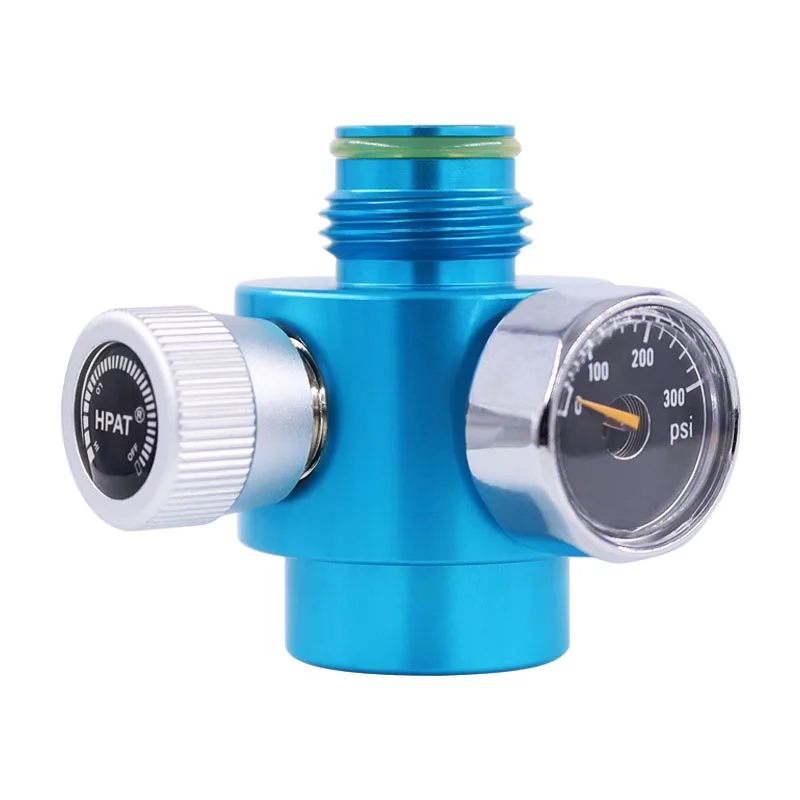 SPUNKY многоцветный 0-300psi Пейнтбол сжатия воздуха/Co2 Регулируемый регулятор с 1,8 K Burst Disk