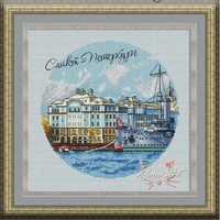 mm200685 cross stitch canvas set needlework floss embroidery joy sunday undefined fabric kit handicrafts toile dmc style counted