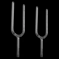 2 pieces crystal tuning fork singing bowl for meditation yoga perfect sound 10 12mm