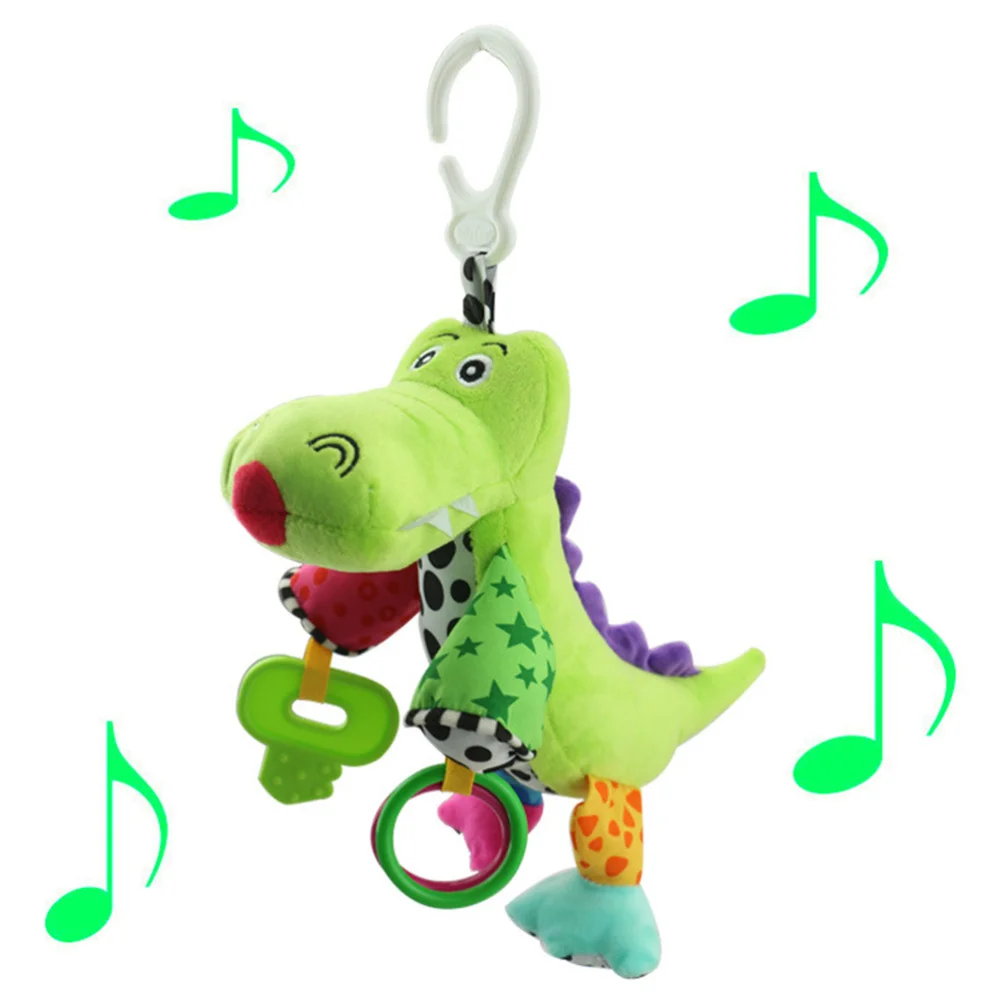 

Infant Baby Toys Plush Crocodile for Pushchair Pram Car Seat