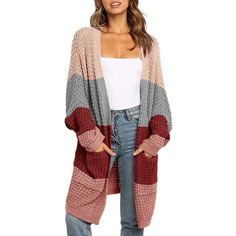 Женский длинный кардиган с рукавами летучая мышь| |