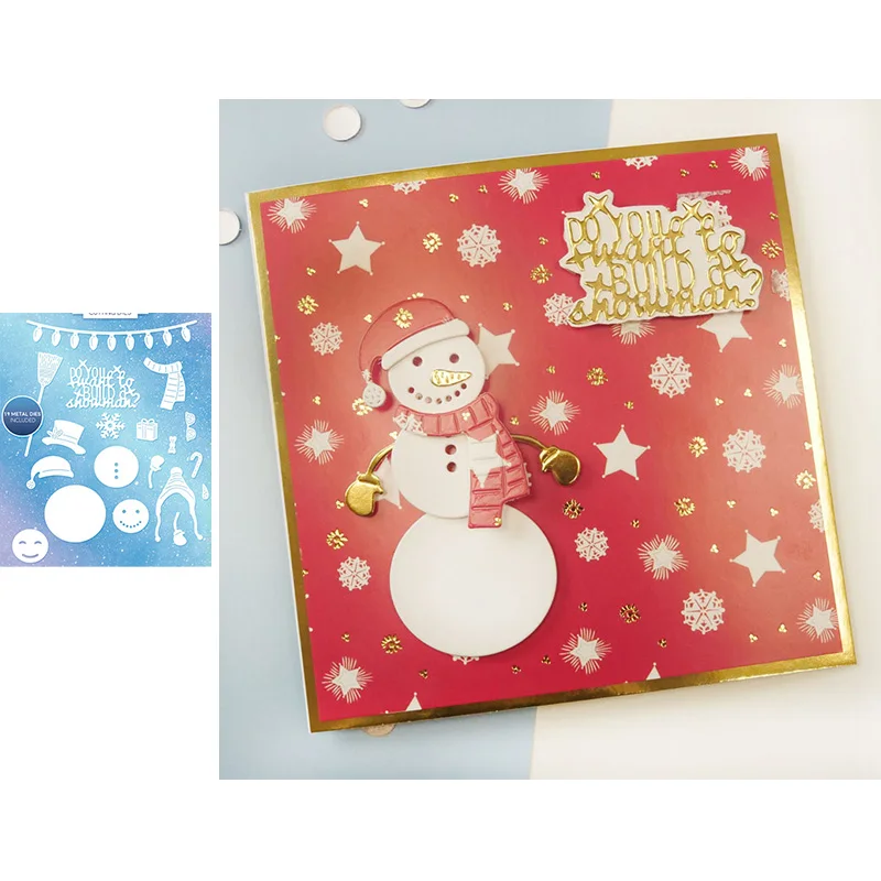 

Snowman Metal Cutting Dies for Card Making Scrapbooking Embossing New 2019 die cuts