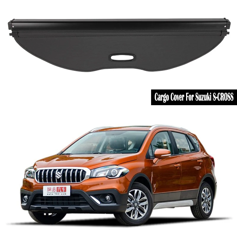 Задняя крышка для груза Suzuki SX4 S CROSS 2016 2021 защитный экран багажника козырек