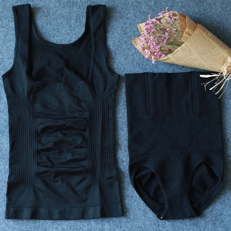 

Women shaperwear Set Tank Tops and Control Panties High Waist Compression Flatten Belly for Postpartum Recovery Daily Life