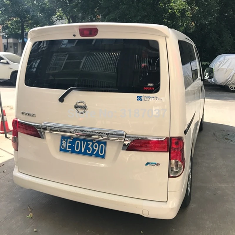 Для Nissan NV200 украшение для автомобиля 2010 2011 2012 2013 2014 АБС пластик Задняя Крышка