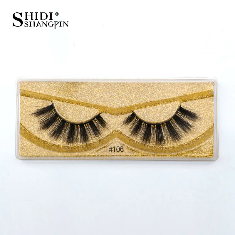 SHIDISHANGPIN Eyelashes Bulk 10/30/100pcs Wholesale Mink Lashes Make Up False Natural | Красота и здоровье