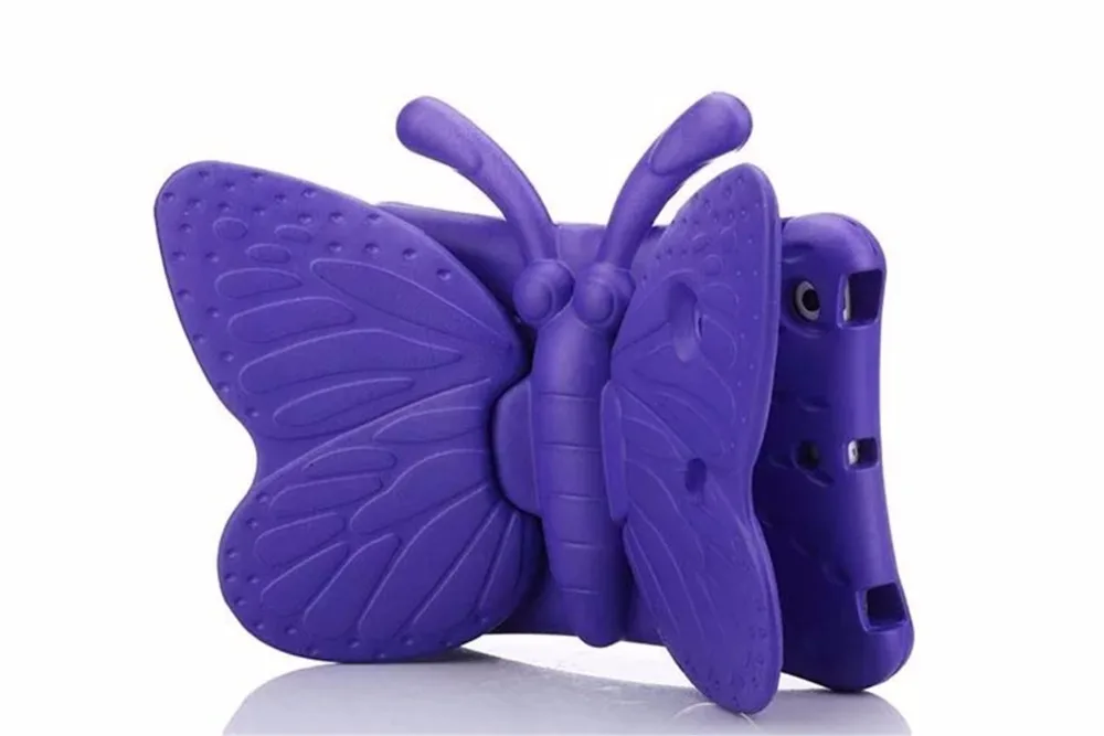 Силиконовый чехол EVA с бабочкой для Ipad Mini 1 2 3 4 5 7,9 детская удобная переноска ударопрочный моющийся стоячая таблетница для iPad mini 4