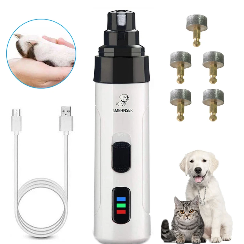 Машинка для стрижки собак и домашних животных кошек гвоздей машинка USB триммер