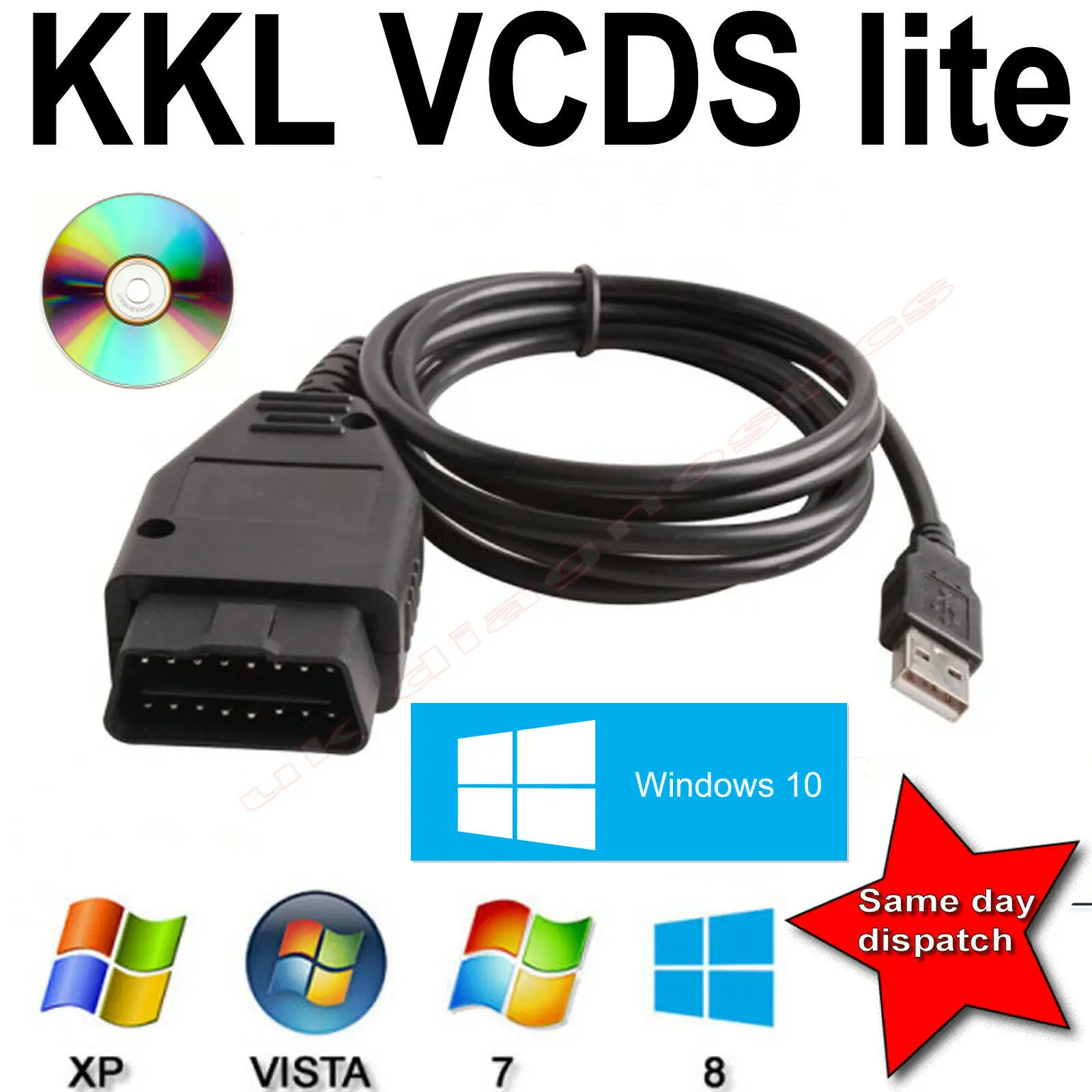 

USB- KKL VCDS-lite 409,1 OBD Audi/Seat/Skoda