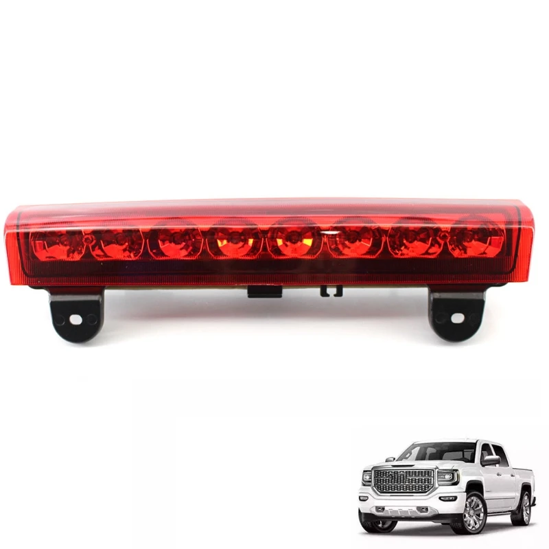 

2021 New Center High Mount Stop Light for Select Chevrolet / GMC Models Red 15170955