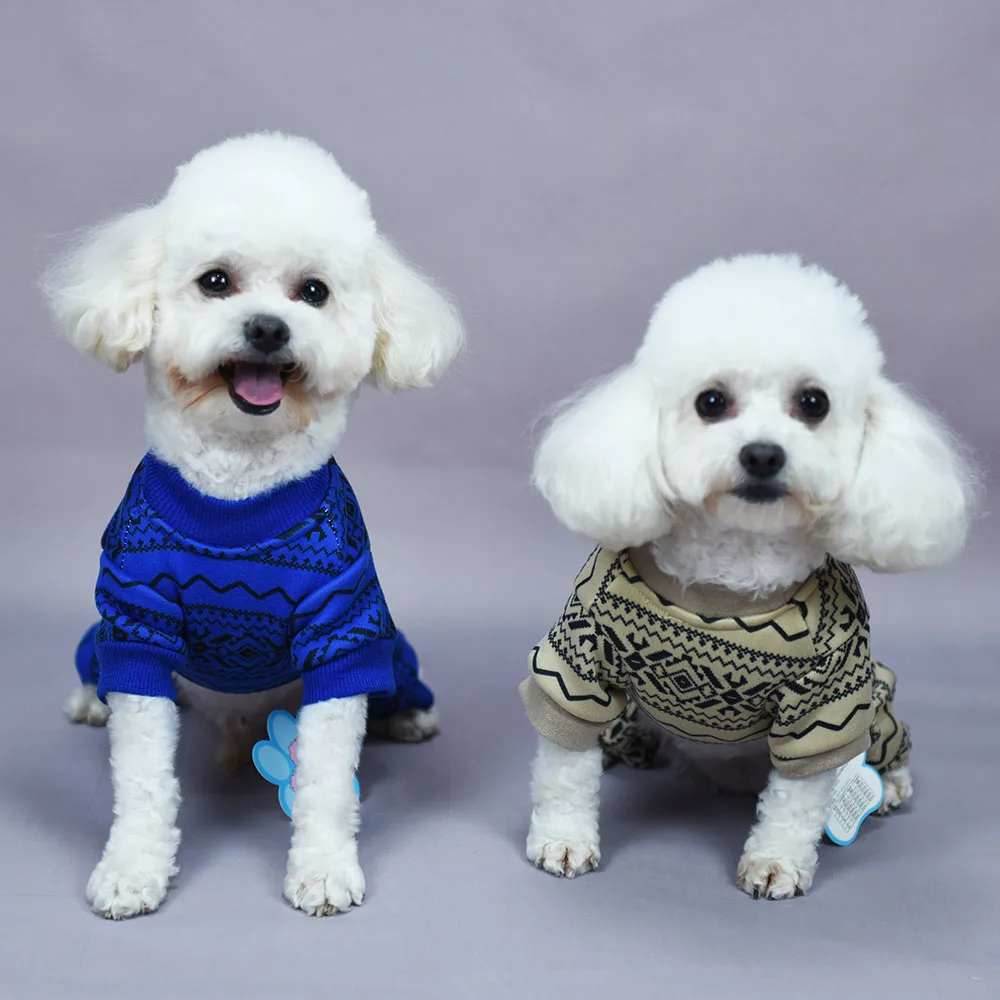 Одежда для домашних животных Премиум теплый флис Повседневный принт щенок