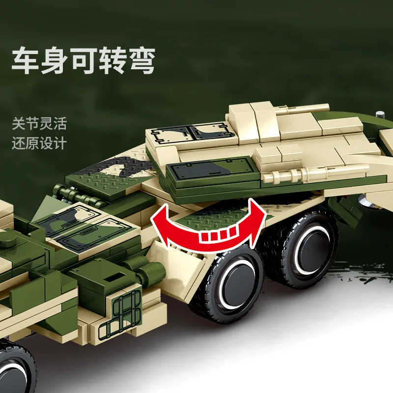 

1354 PCS 105786 DF-31A International Ballistic Missile Vehicle Military series Building Blocks Bricks Assembled Set Gift Boy Kid