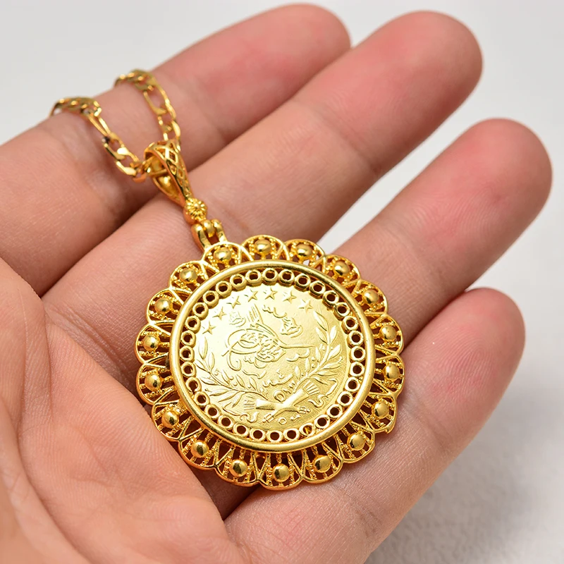 Подвеска в виде старинной монеты Rabian мусульманский кристалл маленькая для