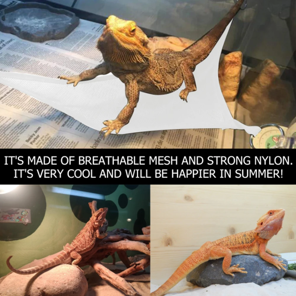 Сетчатая подвесная кровать для домашних животных 2 шт./компл. качели из ткани Оксфорд рептилий змей ящериц