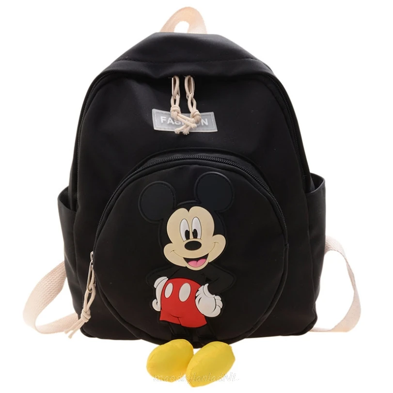 Детский Школьный рюкзак Disney с Микки Маусом милый Свежий Дикий мультяшный простой