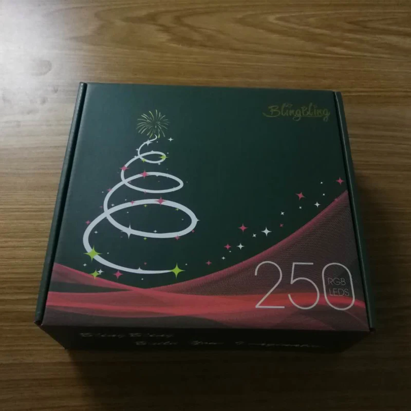 

LED Smart String Light APP Control Outdoor IP66 250leds for Christmas New Year Decoration Lighting Christmas Tree Light Strip