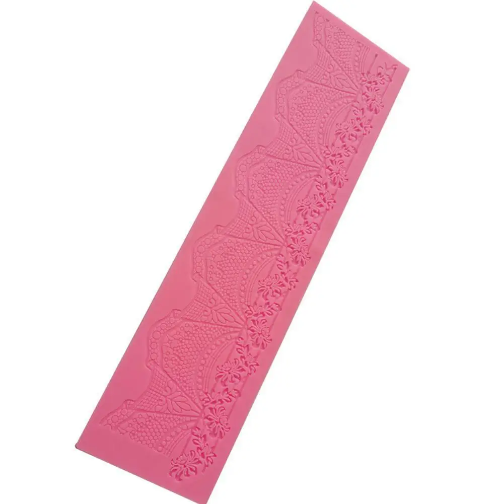 Силиконовая кружевная форма для торта сахарное ремесло помадки коврик украшения