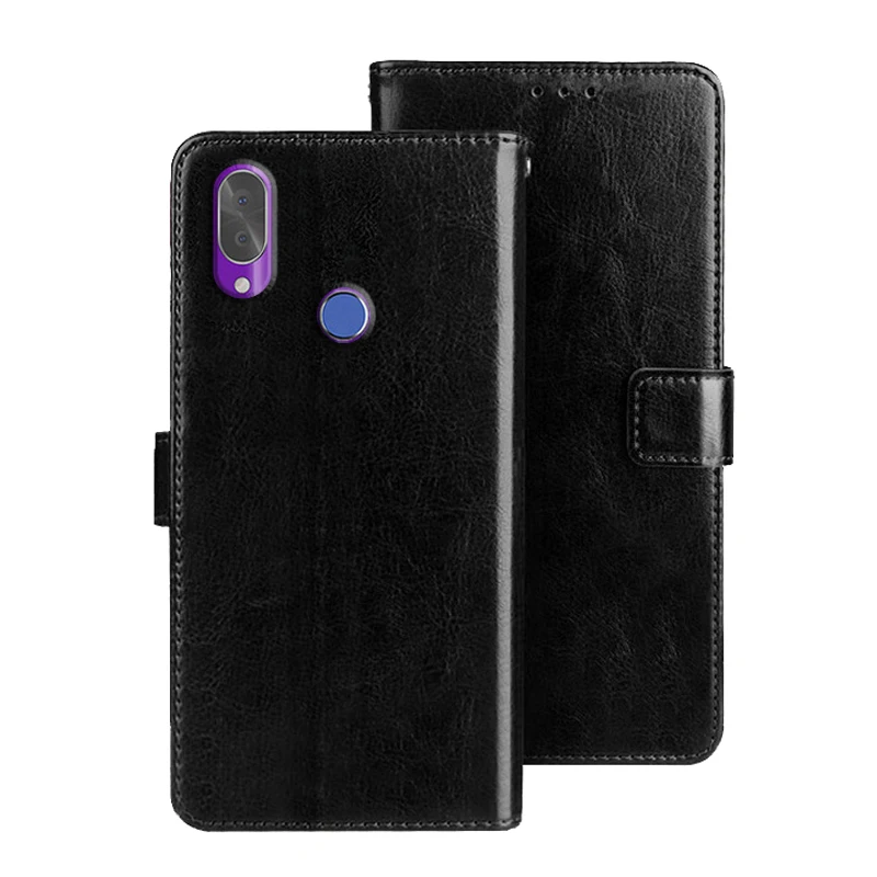 Силиконовый чехол для Cubot X19 деловой из искусственной кожи чехол-бумажник X19s