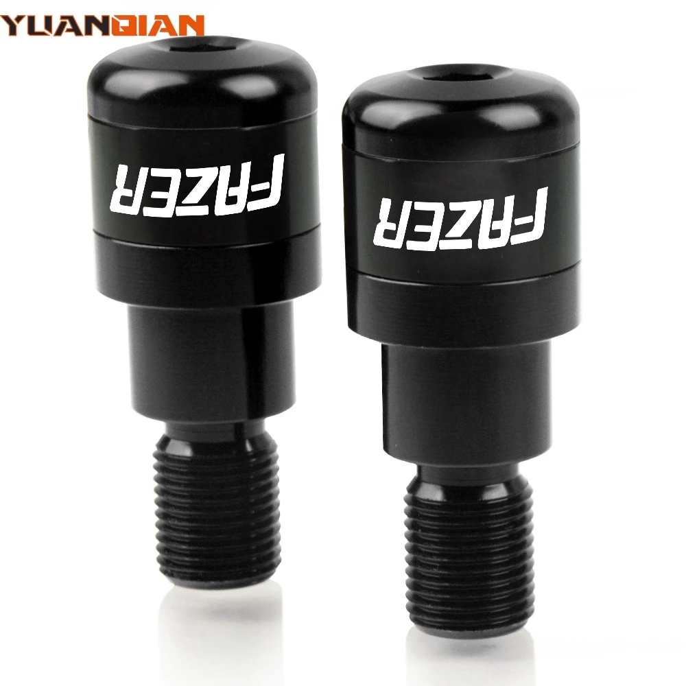 Алюминиевые наконечники руля мотоцикла CNC крышки скользящие для YAMAHA FZ6/FAZER/R 2014 2016