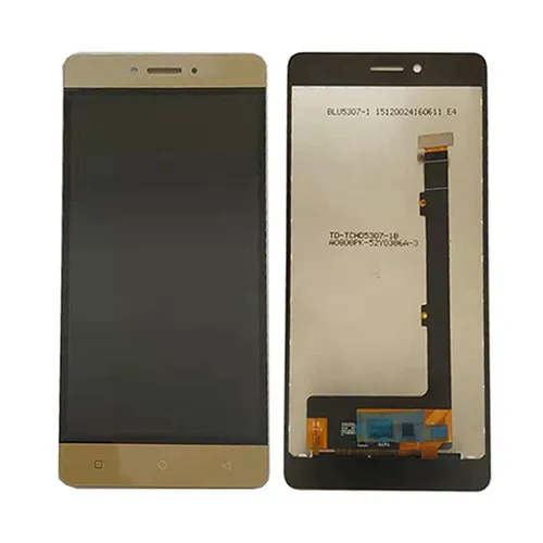 Gold No Frame Дигитайзер для высокого экрана power Ice Max ЖК-дисплей Сенсорная панель сенсорная стеклянная сборка модуль рамка 5,3" - Цвет: Gold No Frame