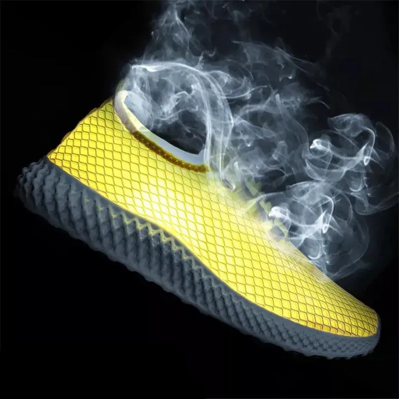 

Men Sports Shoes Mesh Breathable Lace Up Tenis Masculino Male Footwear Mixed Color Lightweight Non Slip Running Shoes For Men