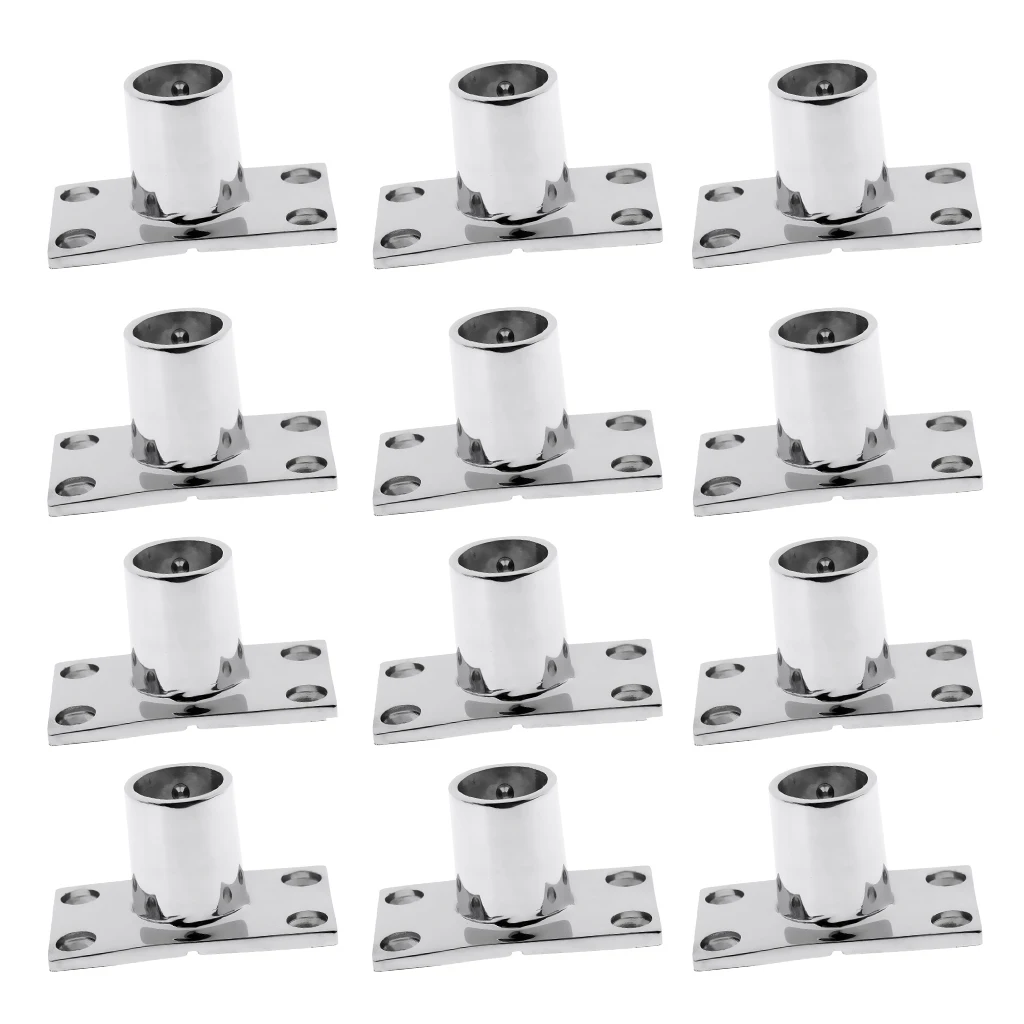 

12pcs Pipe Fitting Current Boat 90 Degree Installation Ramp Bridge Piece Stainless Steel Marine Repair Accessory DIY