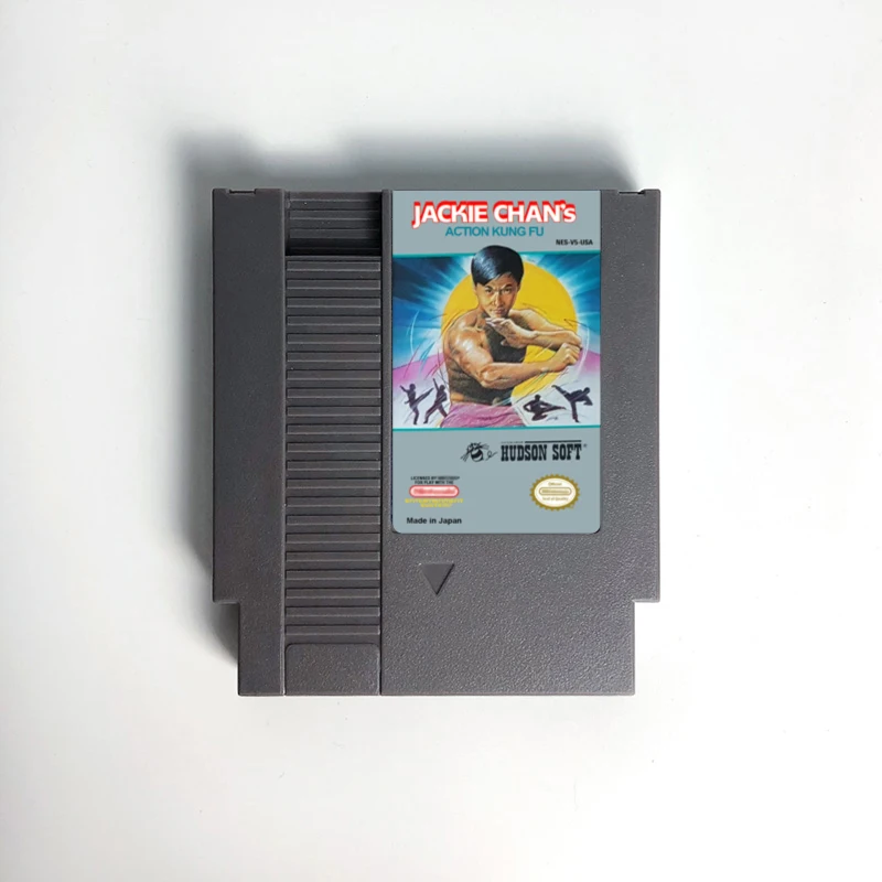 

Jackie Chan's action Kung Fu - Game Cartridge For NES Console 72 Pin