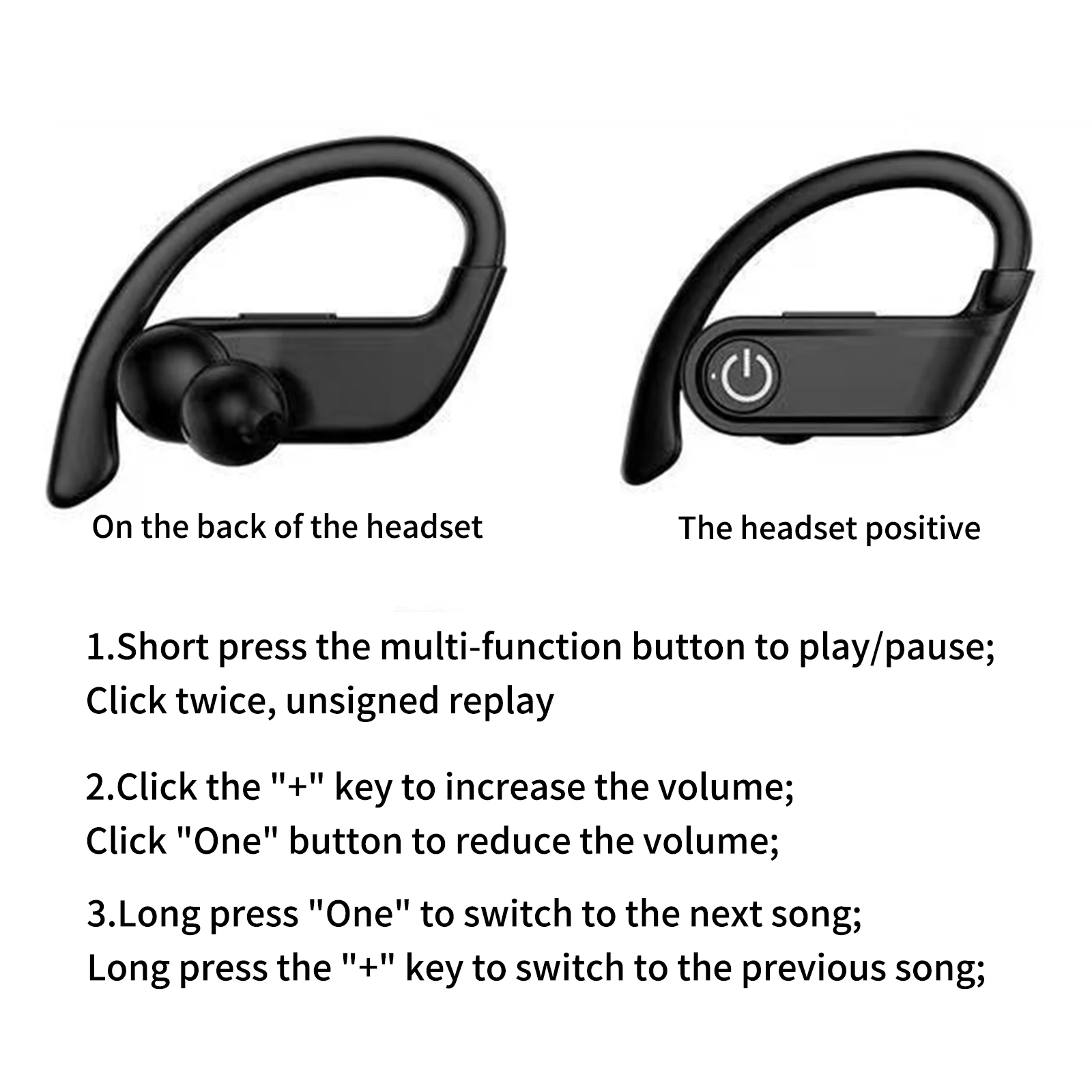 

Bluetooth 5.0 Wireless Stereo Earphone In-Ear Noise Reduction Waterproof Intelligent Controlling Headset With Charging Case